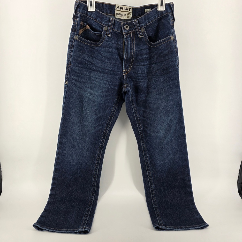 Ariat M5 Straight Fit Straight Leg Jeans Mens Dark Wash Denim 31x32